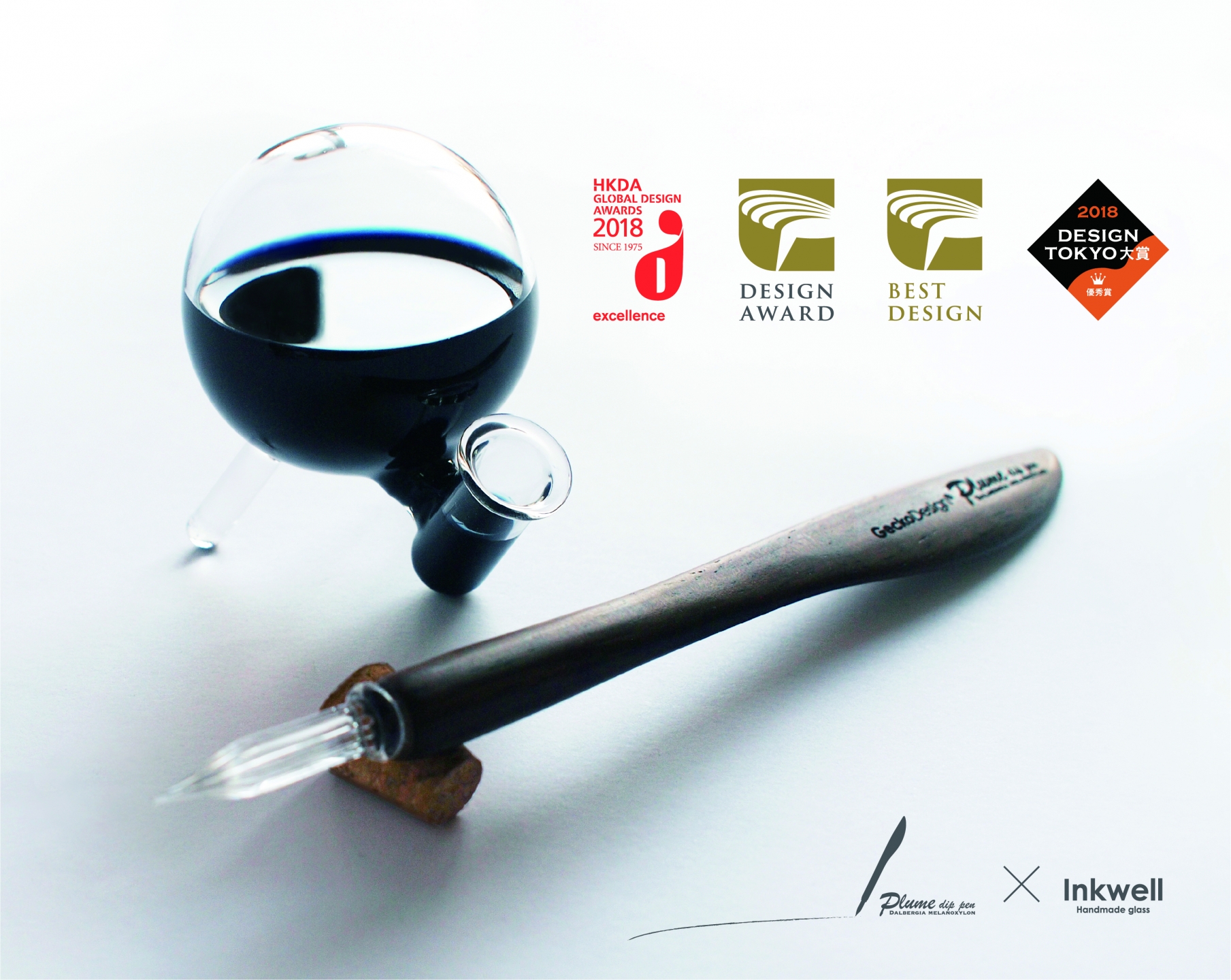 GeckoDesign® Plume Dip Pen x Inkwell WIN AWARD!!