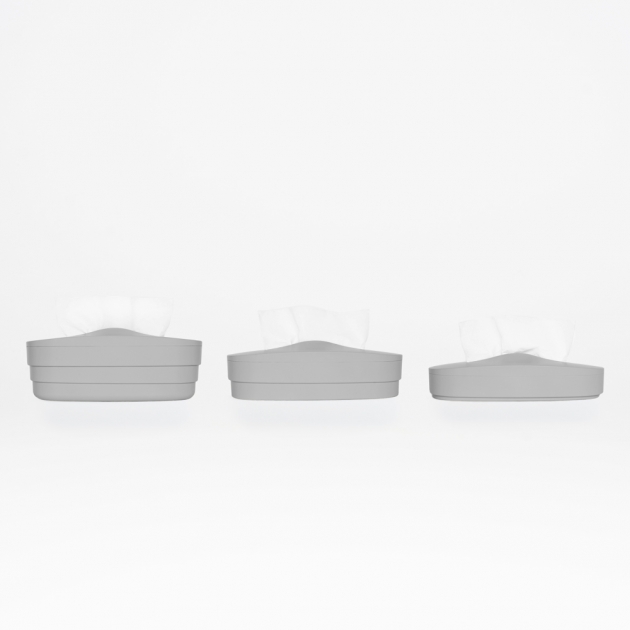 Flexible Tissue Box - Cream Gray 4