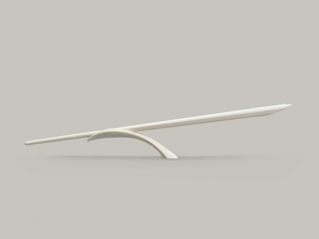 Balanced Chopsticks Rest - Simple beige 1