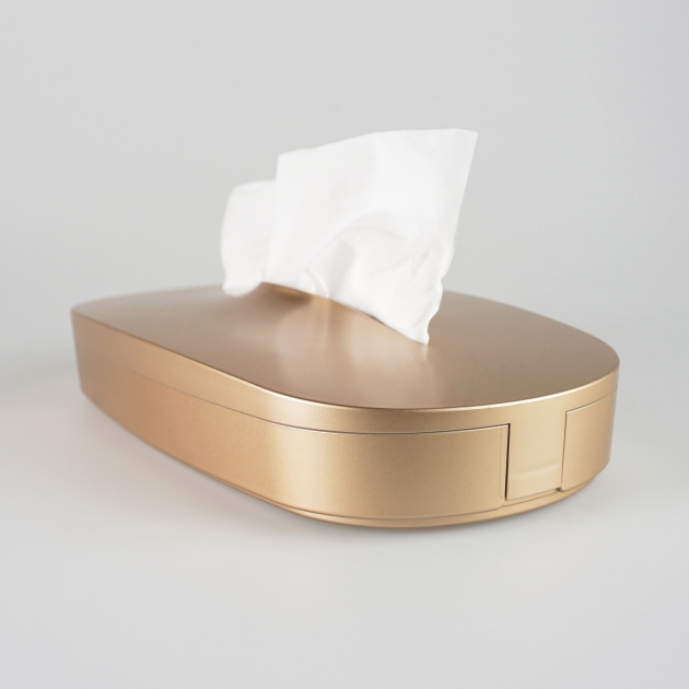 Flexible Tissue Box - Luxury Gold 2