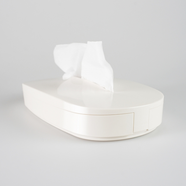 Flexible Tissue Box - Vanilla White 2