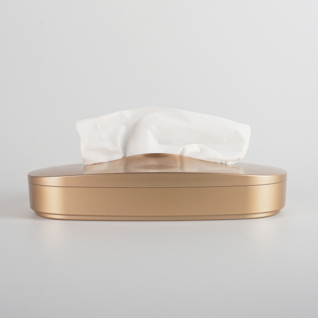 Flexible Tissue Box - Luxury Gold 1