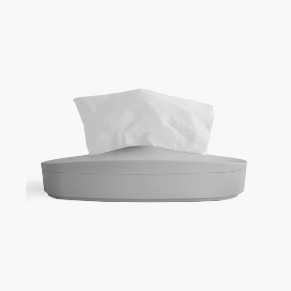 Flexible Tissue Box - Cream Gray