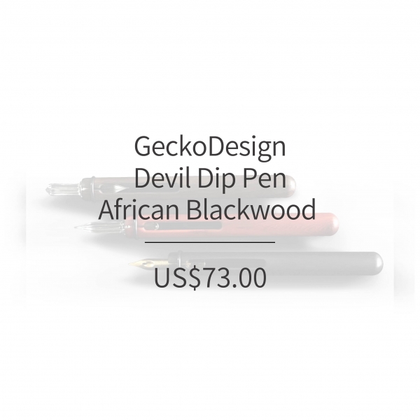 Devil Dip Pen-African Blackwood