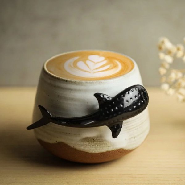聖誕節_QUALY 鯨鯊手工陶瓷杯