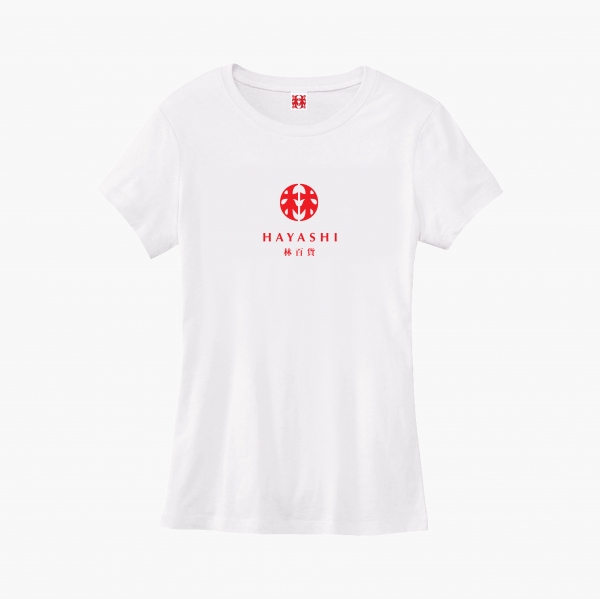 林百貨日本復古款式紀念T恤 (女性適用版) 白/黑