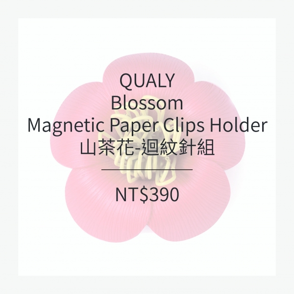 QUALY 山茶花-迴紋針組 (6色)