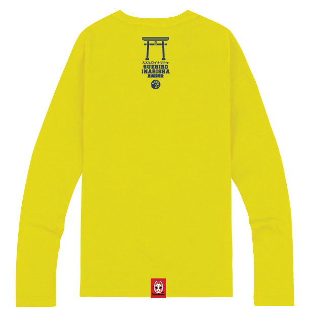 Hayashi Department Store Inari Long - Sleeve T-shirt (Man & Woman) - Gray/Yellow 4