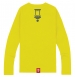 Hayashi Department Store Inari Long - Sleeve T-shirt (Man & Woman) - Gray/Yellow